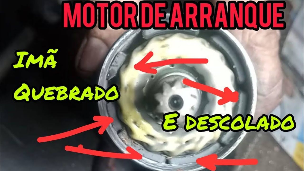Como recuperar um motor de arranque com os imãs avariados