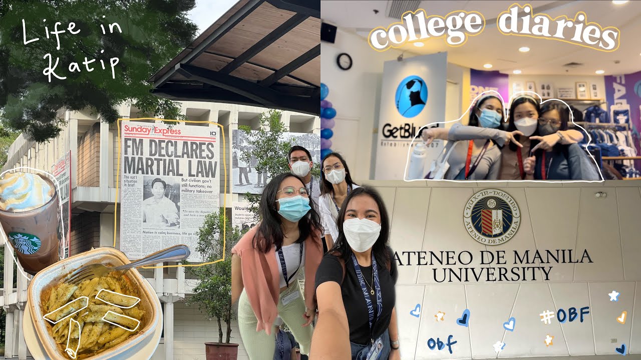 what it’s like studying in the top university in the ph (ateneo)🦅💙 life in katip, onsite classes