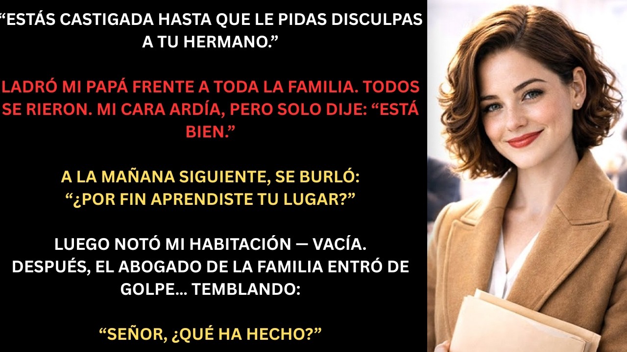 Mi papá me castigó frente a 30 familiares… hasta que su abogado entró con la verdad