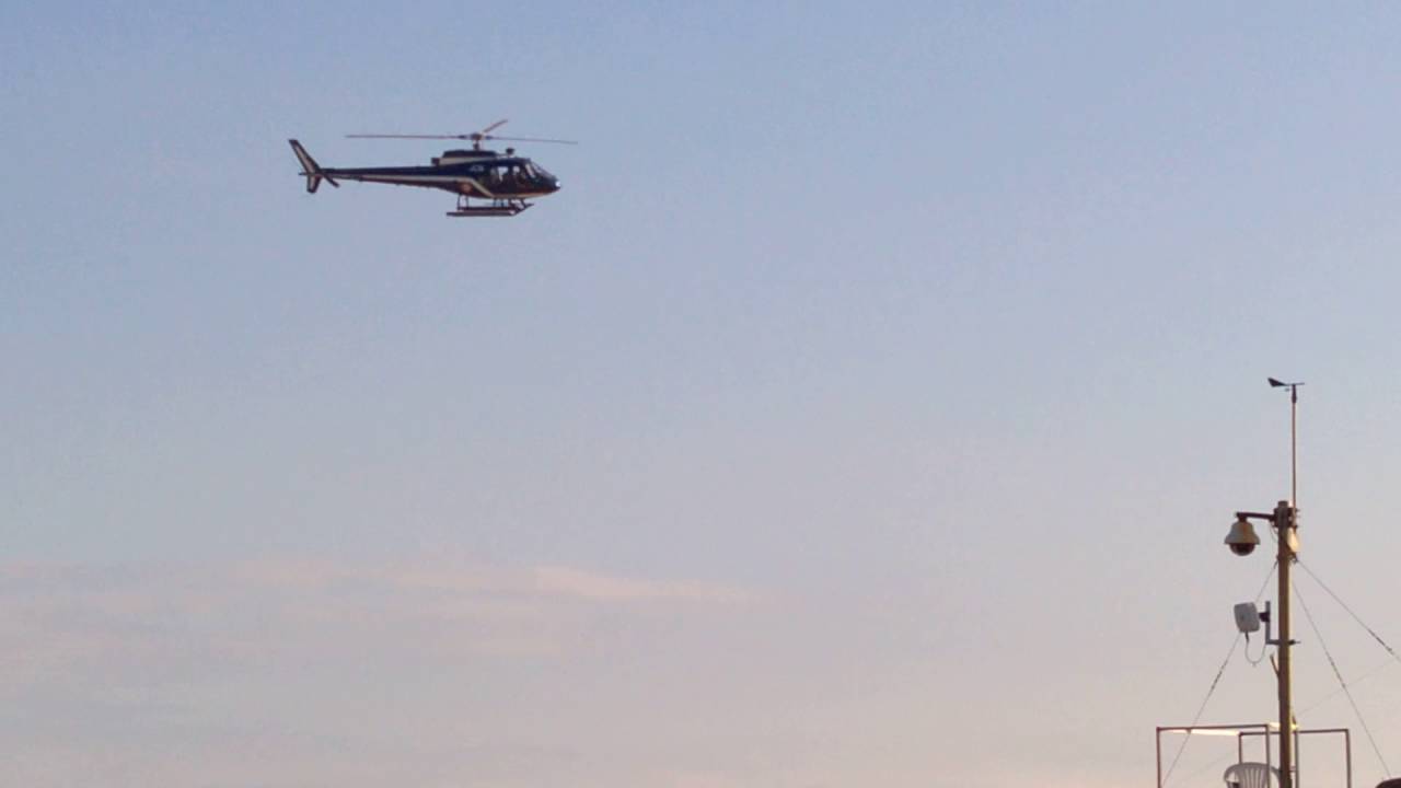 Hélicoptère de la Gendarmerie à Contis plage