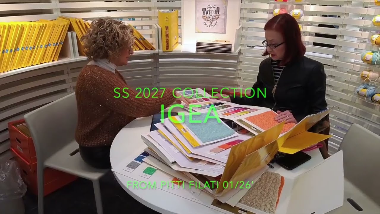 IGEA  Present  new yarns collection. SS2027   From PITTI FILATI   Italy.