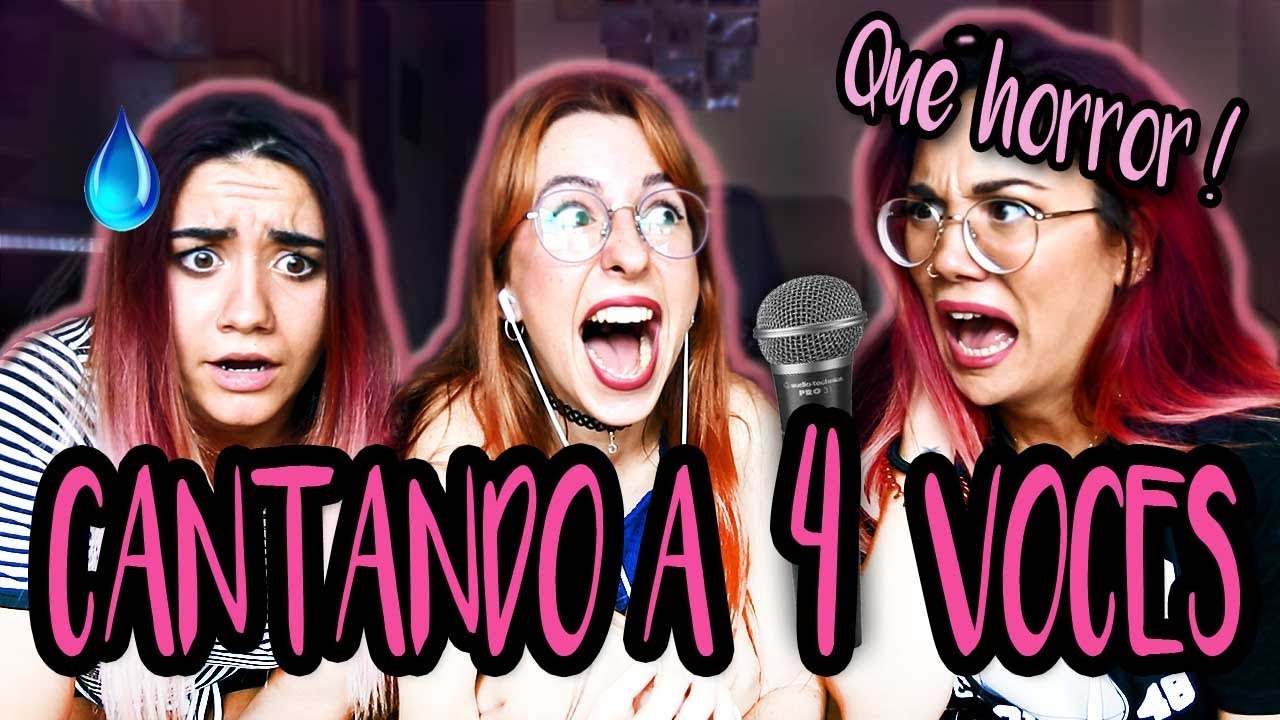 Reto CANTANDO canciones A CUATRO VOCES 😱🎶