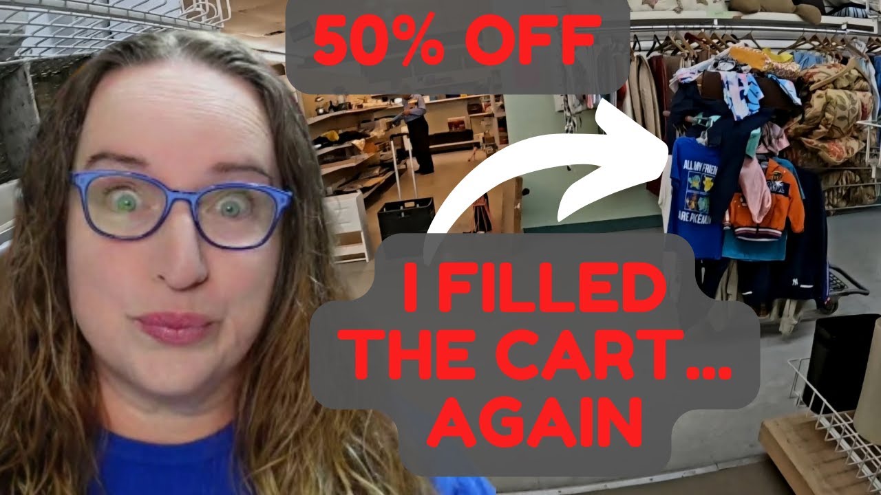 Huge Savings at 50% Off Thrift Sale: Profitable Resell Finds