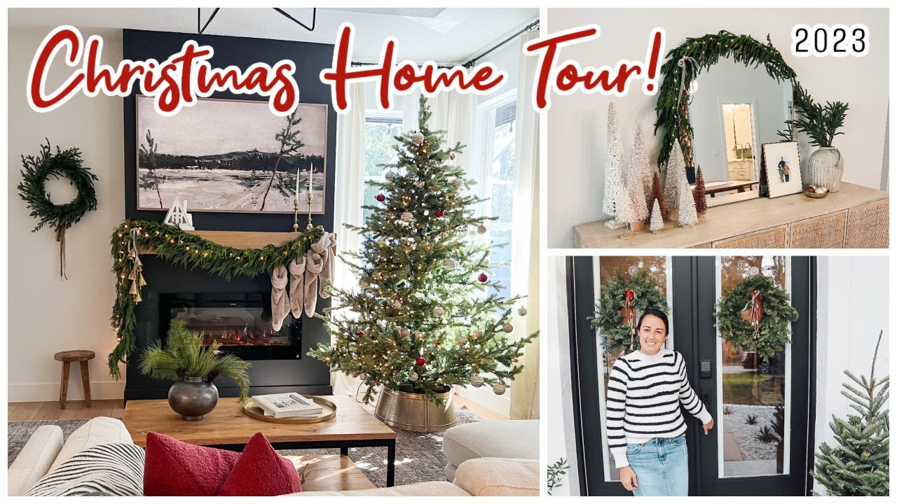 Holiday/Christmas Home Tour 2023 | Modern, Cozy Christmas In Florida | Lynette Yoder