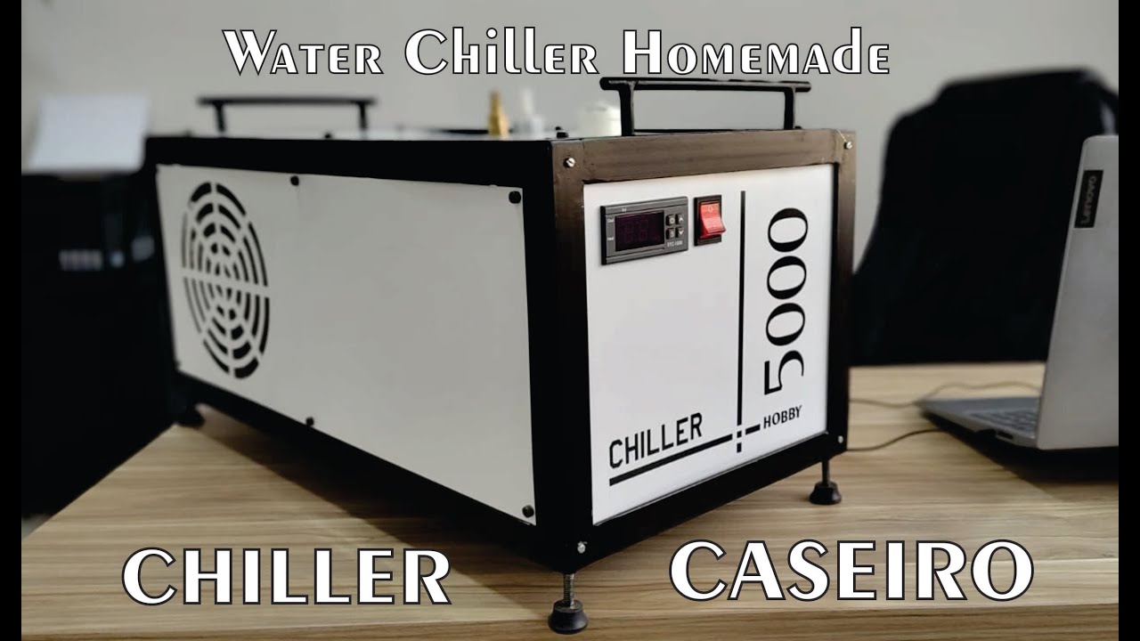 Chiller Caseiro para CNC Laser Co2 - Water Chiller Homemade -  DIY