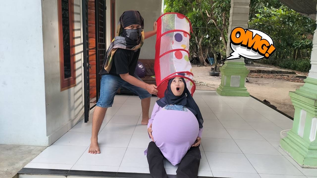 Drama Lucu 💢😱 Ibu Hamil Melahirkan Di Kerjain Pakai Trowongan