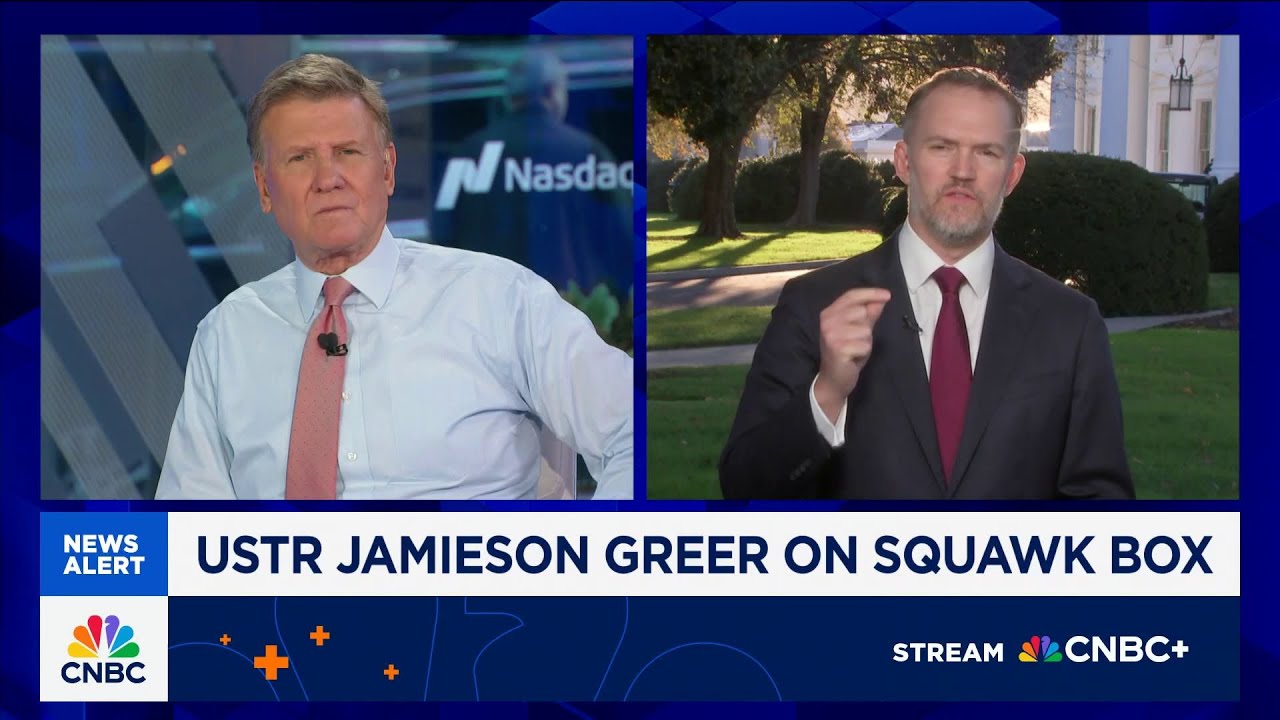 U.S. Trade Rep. Jamieson Greer: China's rare earths move was totally disproportionate