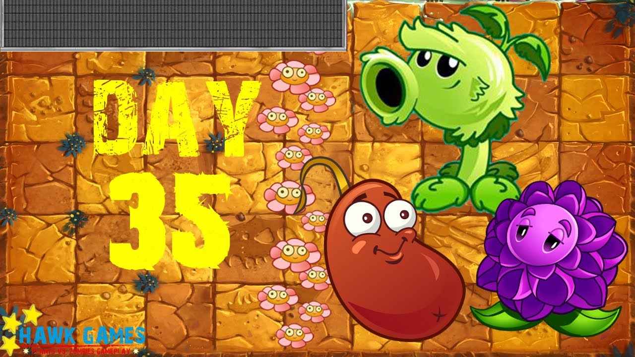 Plants vs. Zombies 2 - Jurassic Marsh День 35
