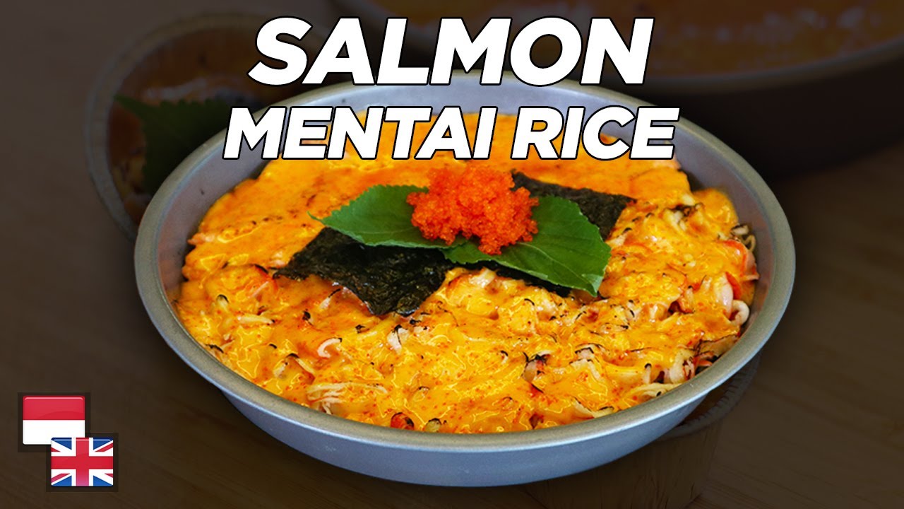 Praktis Untuk Anak & Keluarga! Resep Salmon Mentai Rice [Kualitas Restoran]