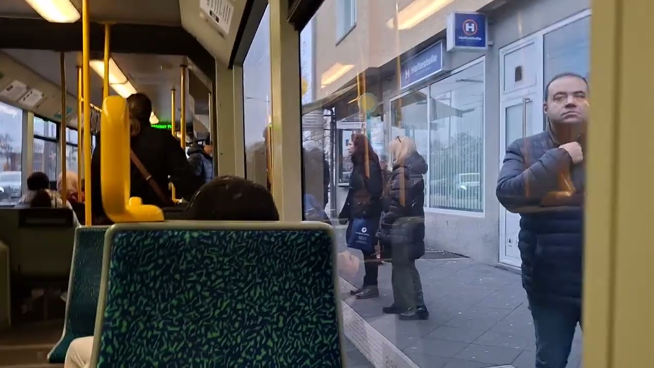 [Frankfurt Tram] Tram 18 ride from sudbanhof to Konstablerwache 