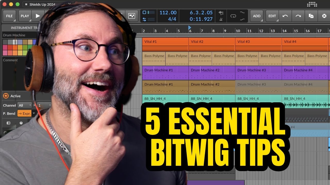 Your Bitwig Workflow is TOO SLOW - Use These 5 Simple Tips