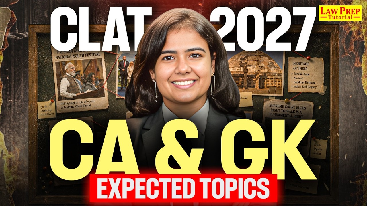 CLAT 2027 Current Affairs & GK | Most Expected Topics You Must Prepare