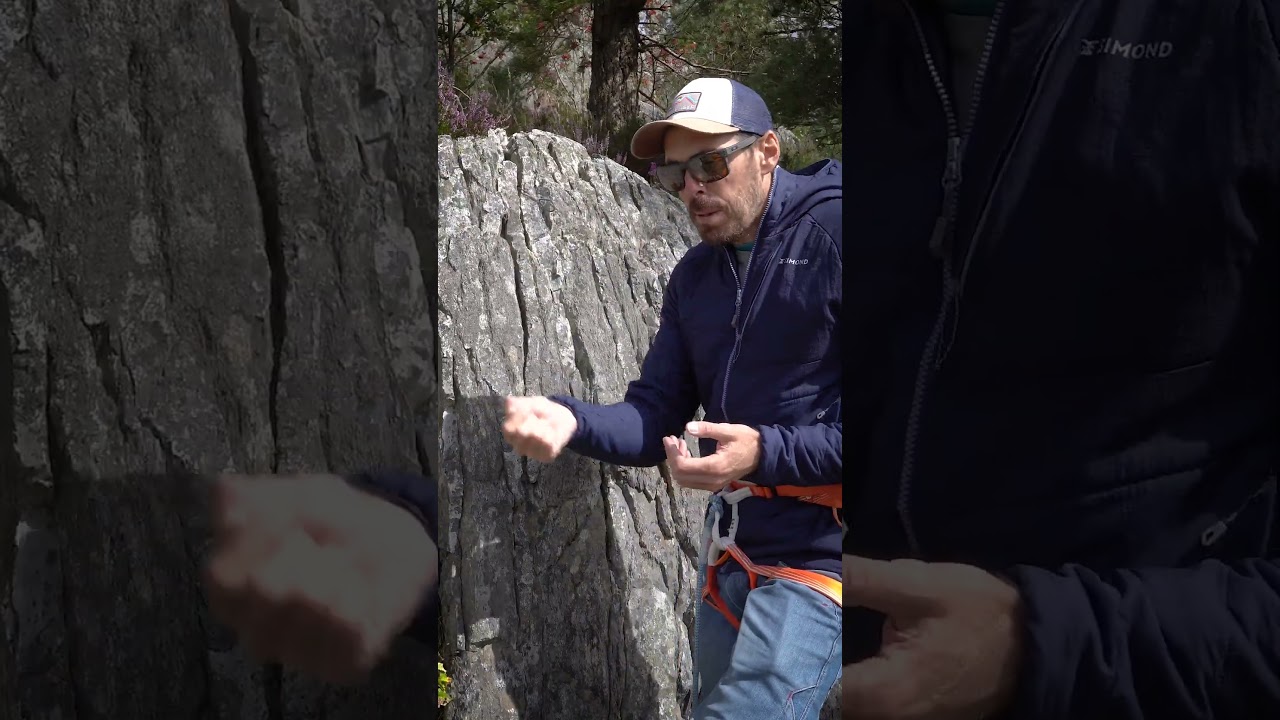How to test trad climbing gear placements to build confidence!  #climbing