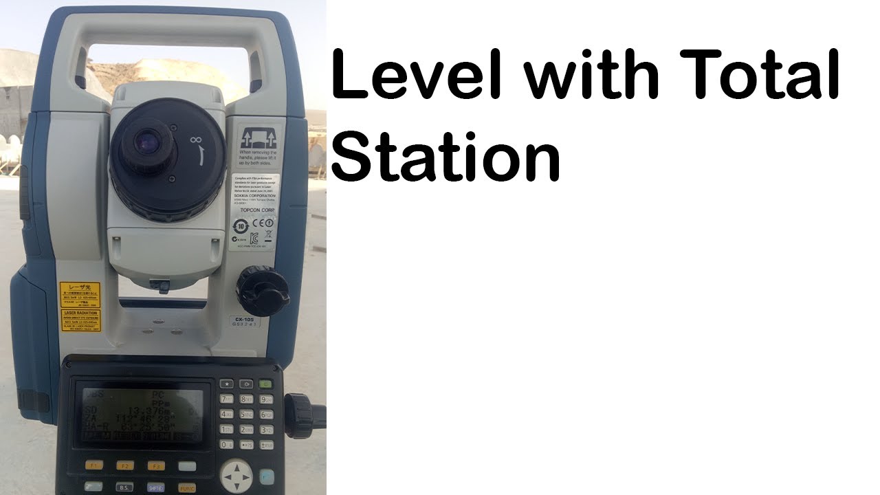 How to check level with Total Station |how to level |#CivilSurveyEngineeringAP