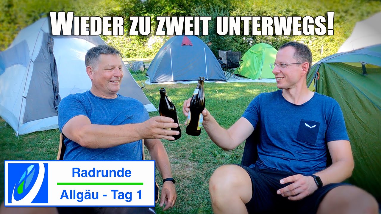 Radrunde Allgäu - Tag 1 | Wieder zu zweit unterwegs! Bodensee-Radweg | Europa-Radreise #48 von 53