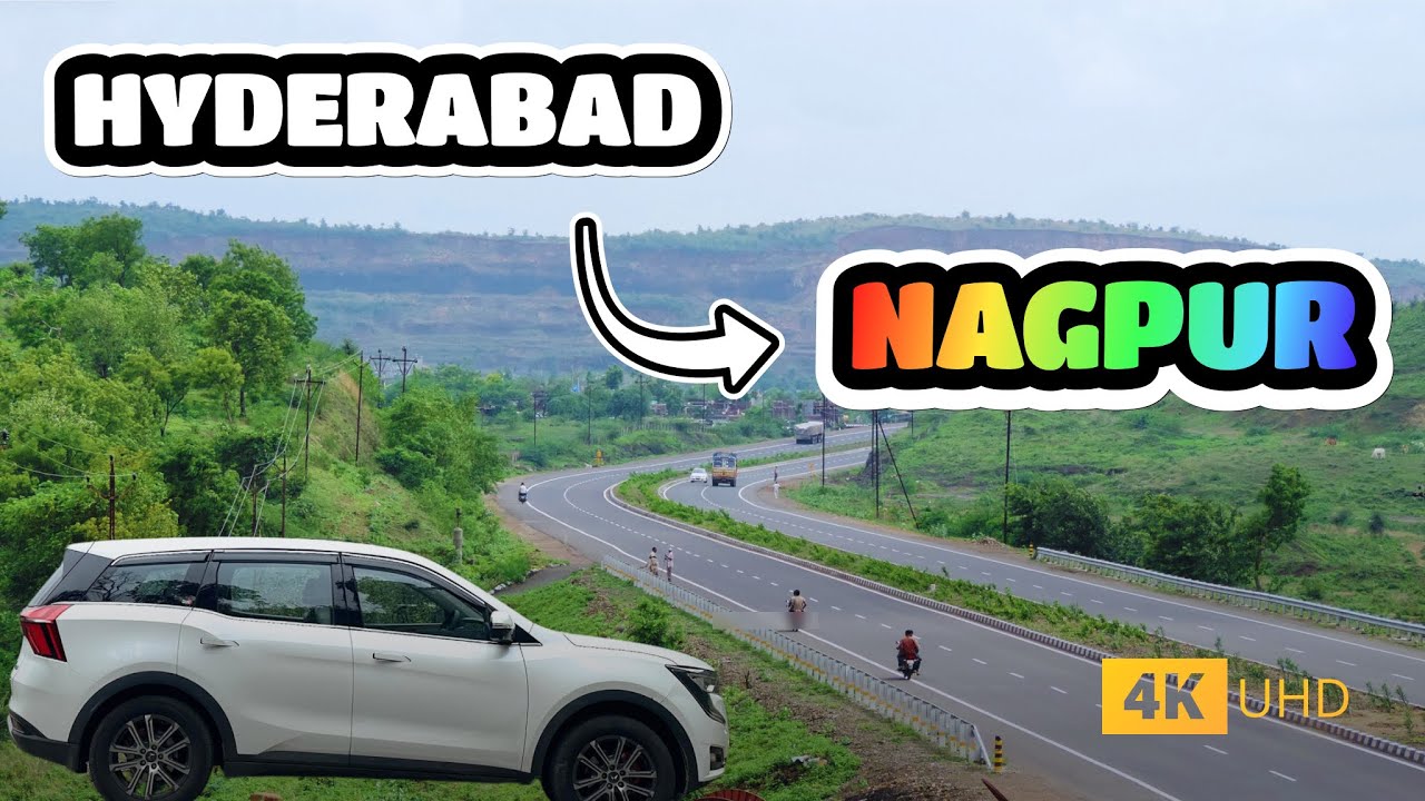 500KM Hyderabad to Nagpur  - Complete Roadtrip | Highway Timelapse