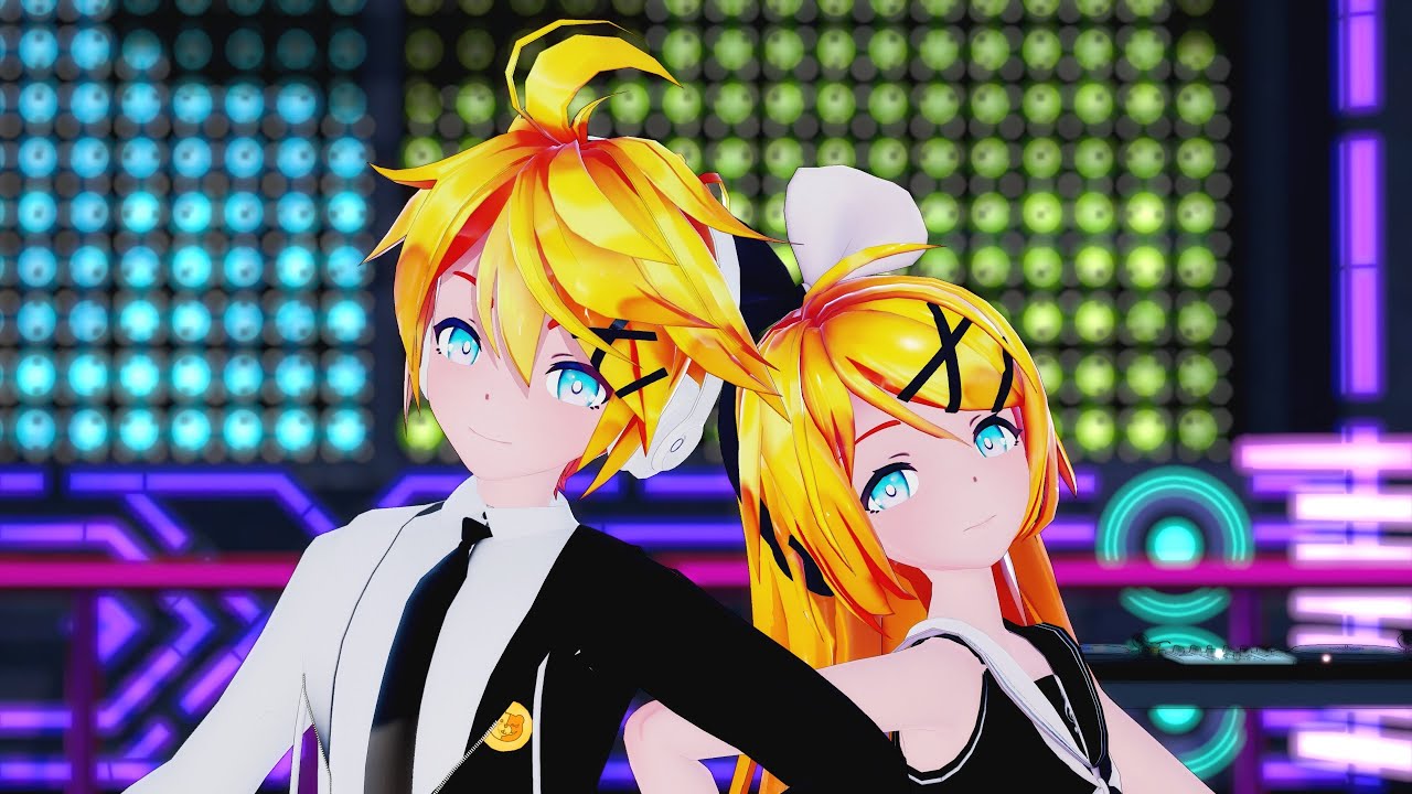 【VOCALOID MMD】 愛 Dee Ai Dee (Sour式 鏡音リン, 鏡音レン Kagamine Len ,Rin)