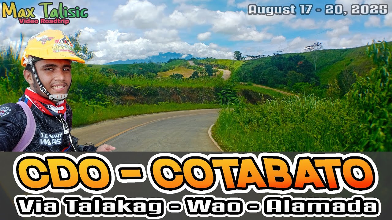 Video Roadtrip - Cagayan de Oro City to Cotabato City via Talakag - Wao - Alamada