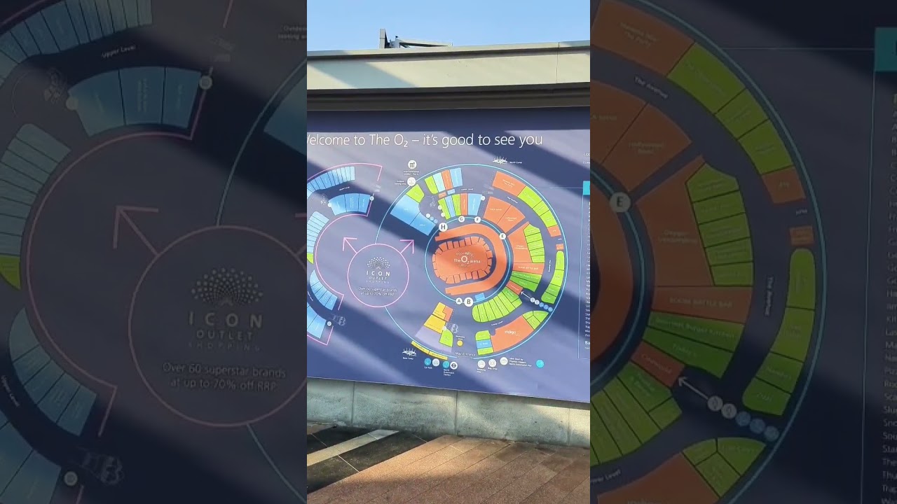 Icon Outlet shopping at The 02 in North Greenwich #jubileeline #london #riverthames