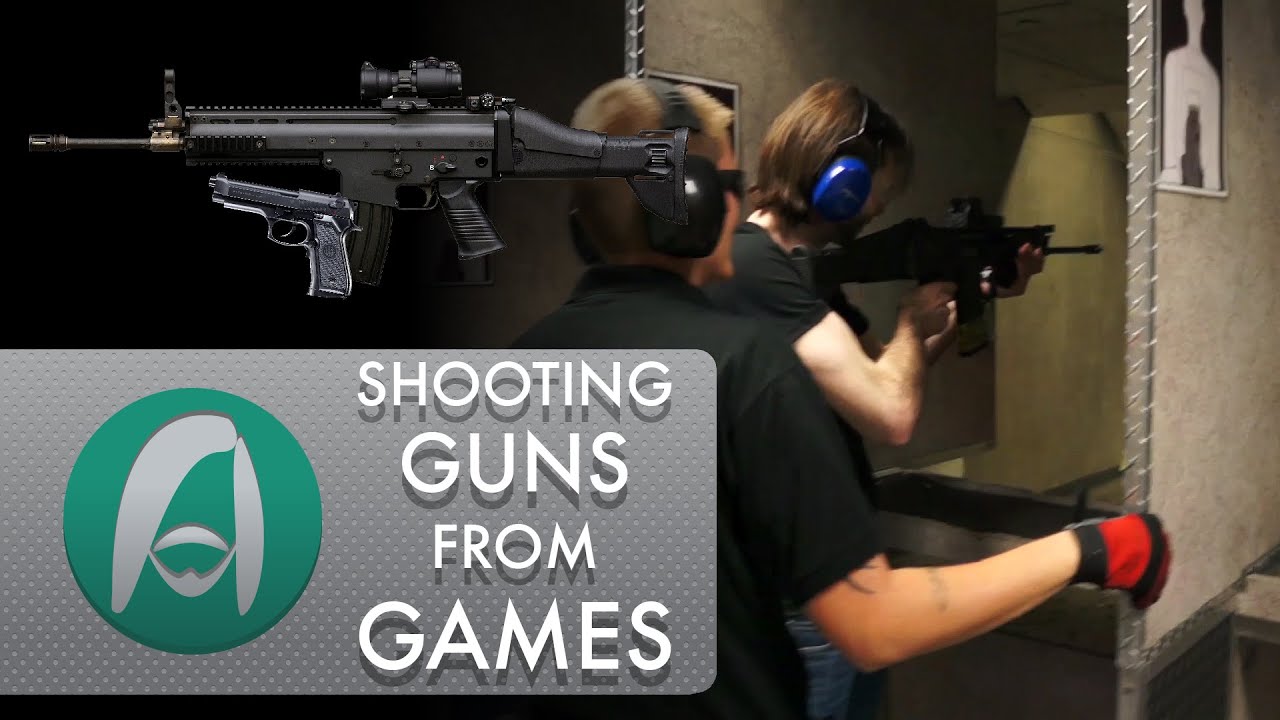 Shooting Guns from Games - Beretta M9 and FN SCAR