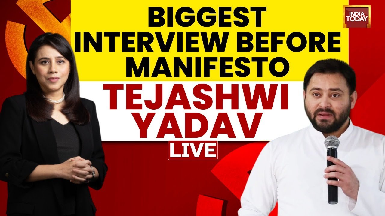 Tejashwi Yadav Exclusive & Unfiltered LIVE  | RJD Vs JDU | Mahagathbandhan vs NDA | Bihar Polls