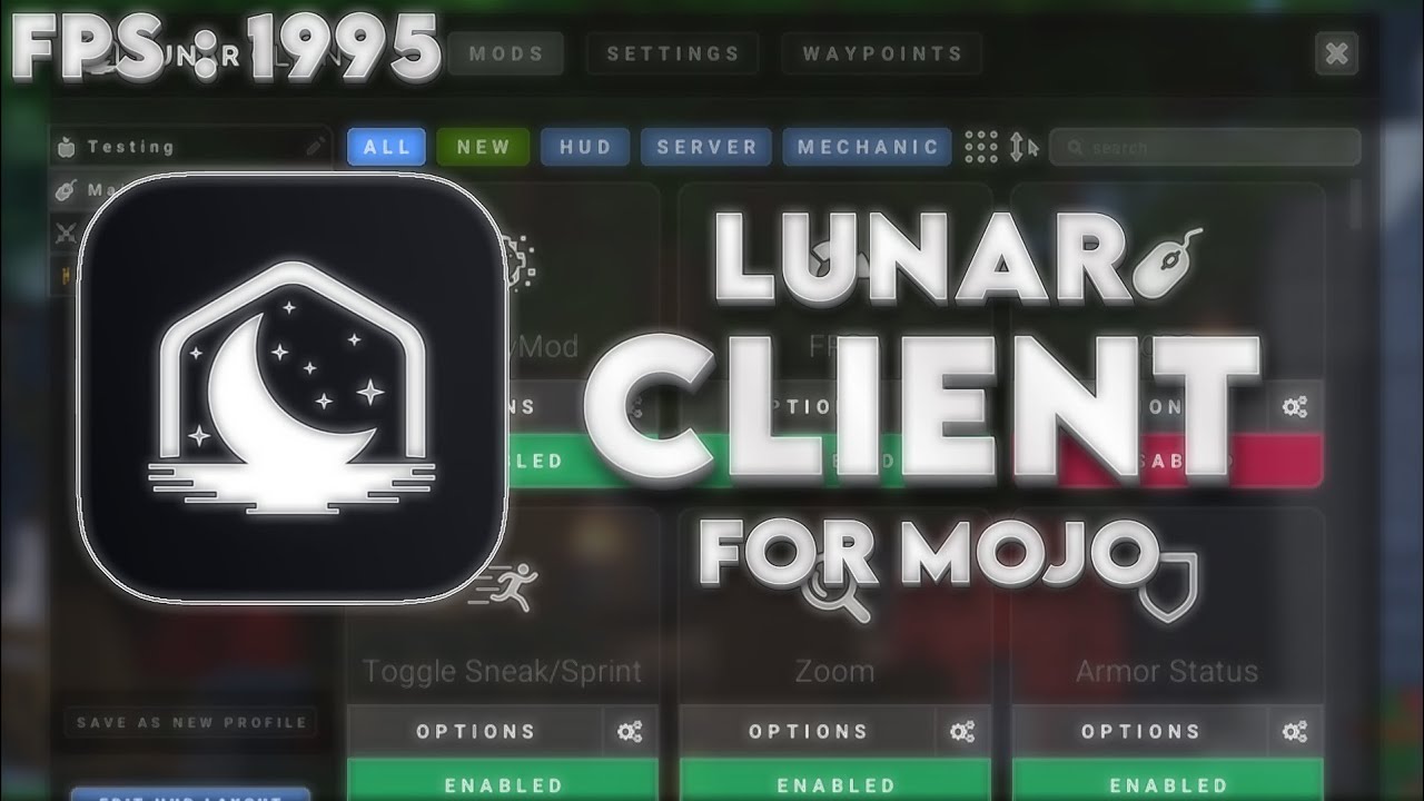 FINALLY I downloaded REAL Lunar Client On Mojo/Zalith | 200+FPS😍✨