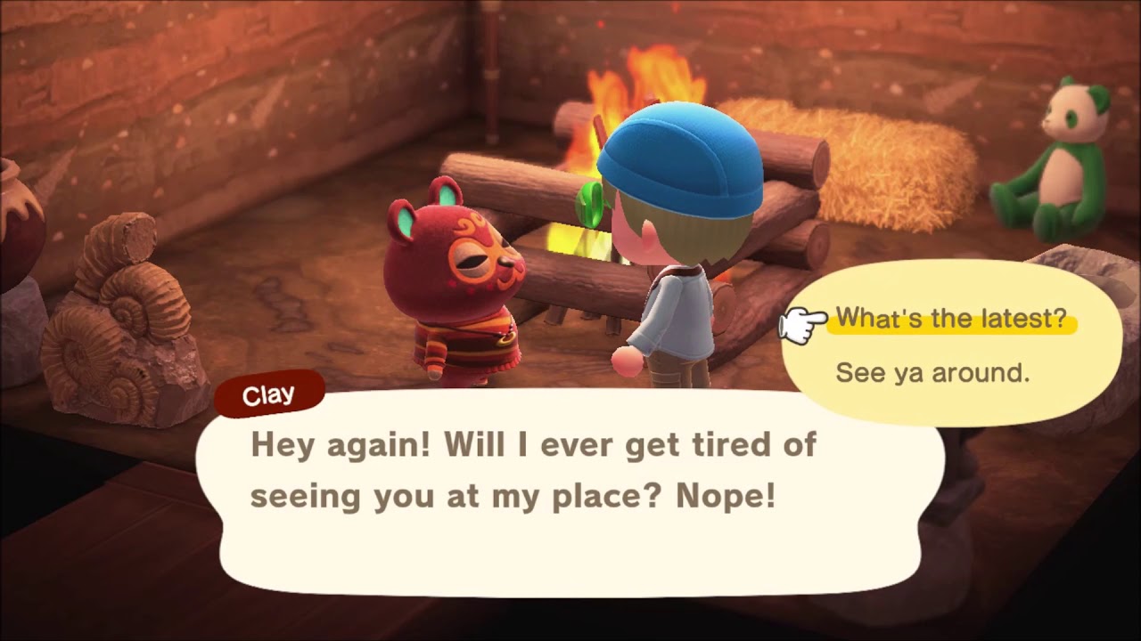 Animal Crossing New Horizons House Tour Clay Villager