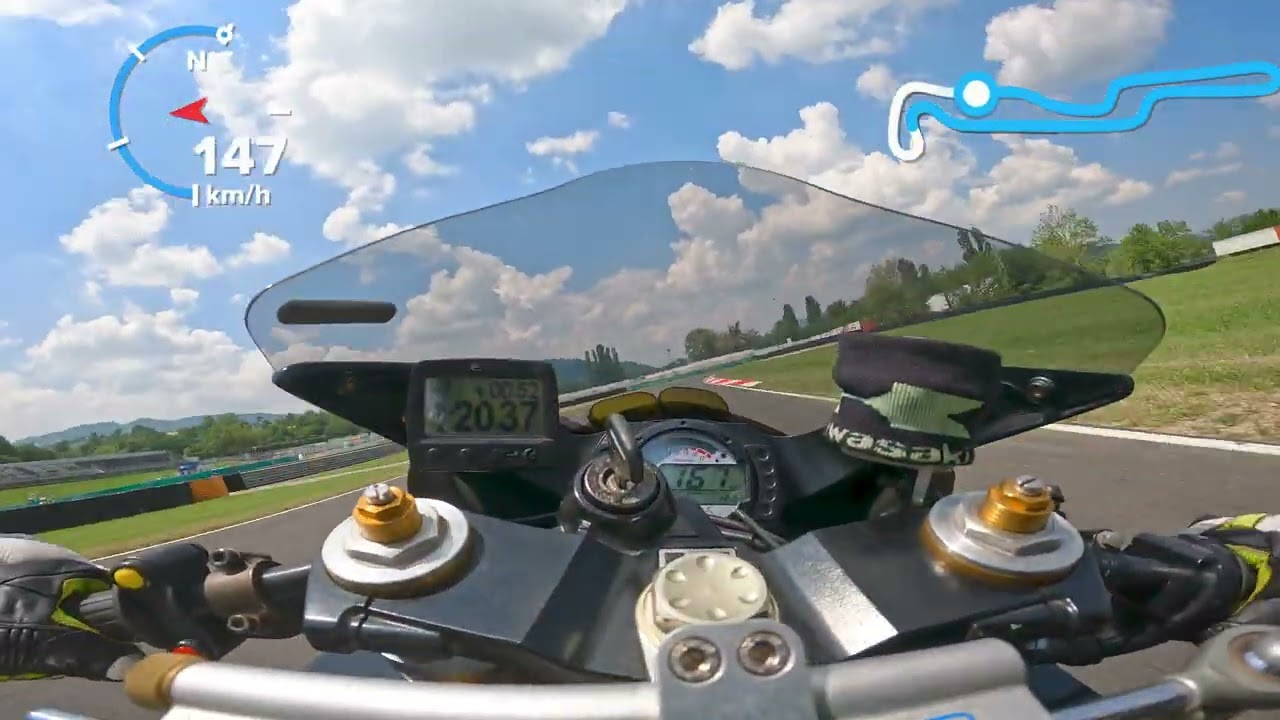 Autodromo di Varano de' Melegari on board Kawasaki Ninja 636 - 02.06.2023