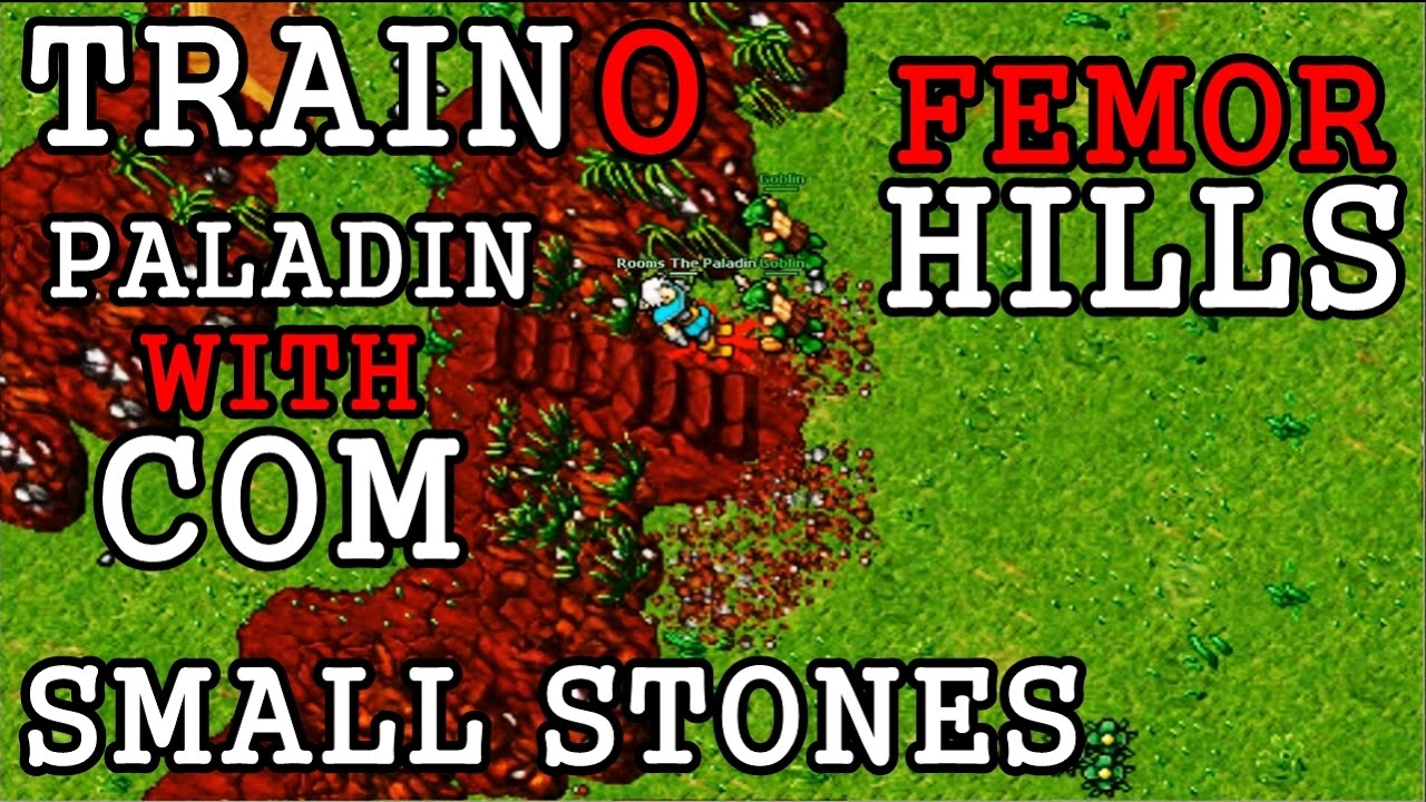 TIBIA - LOCAL DE TREINO COM SMALL STONES - PALADIN