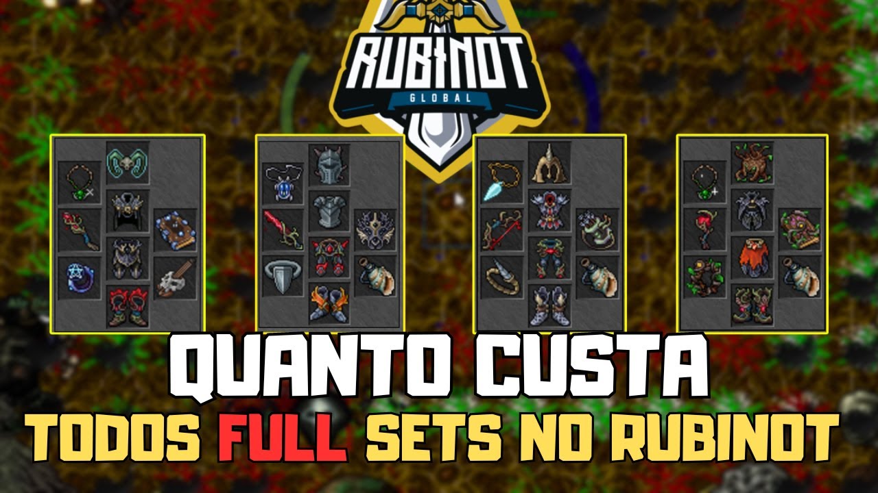O PREÇO DOS FULL SETS NO RUBINOT EM DINHEIRO REAL