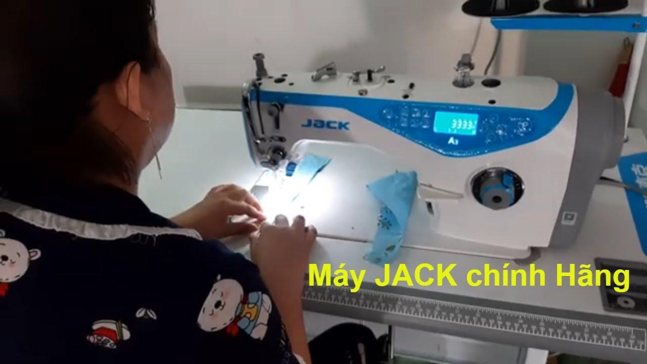 Máy May Công Nghiệp 1 kim Điện Tử Cắt Chỉ Tự Động JACK Chính Hãng Chất Lượng Cao | Máy May Chí Hải.