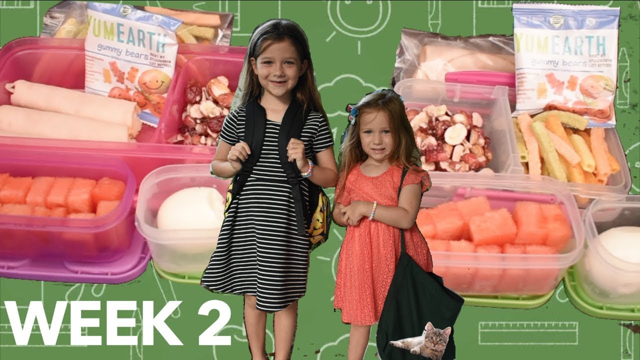 🍎🍉Week 2 of School Lunches!! + What They Ate! Most Exciting Video EVER!! !