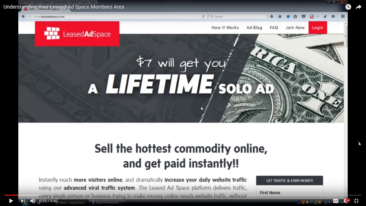 How to watch Leased Ad Space Youtube videos in full screen