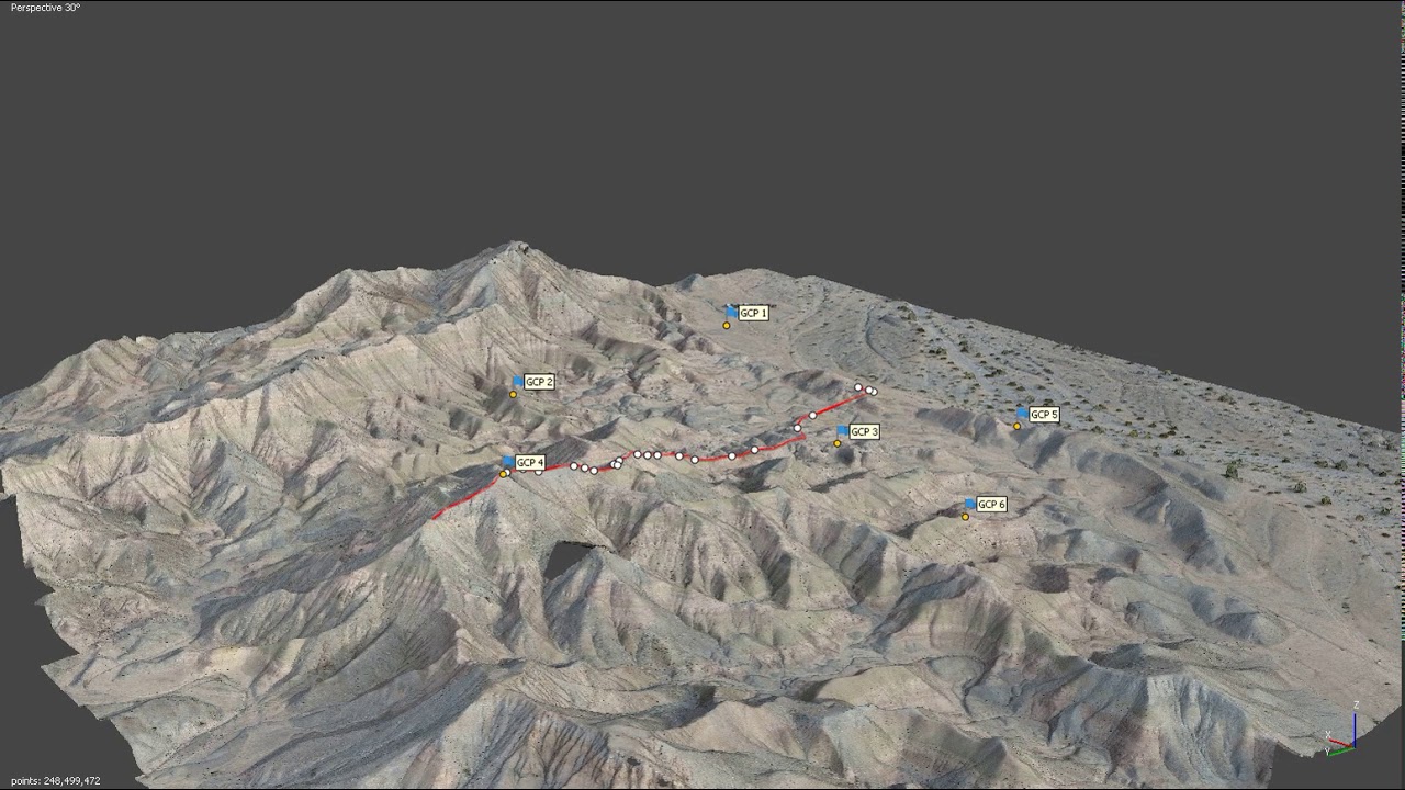 Draft model of stratigraphic section.