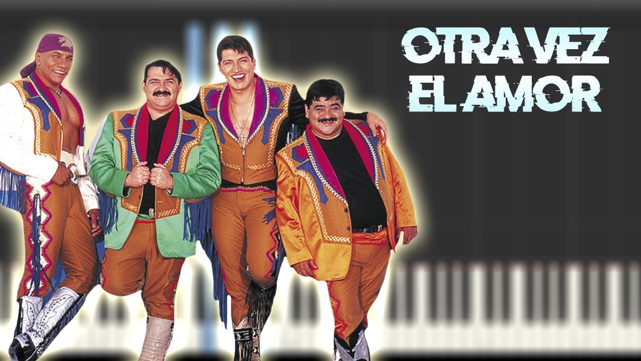 Bronco - Otra vez el amor | Instrumental Piano Tutorial / Partitura / Karaoke / MIDI
