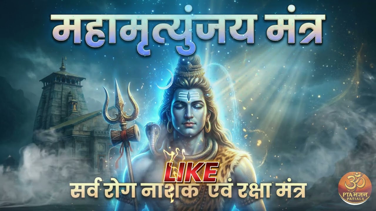 Somwar Vishesh:महामृत्युंजय मंत्र 108 बार|Mahamrityunjay Mantra|Fear Protection | PTA Bhajan Patiala