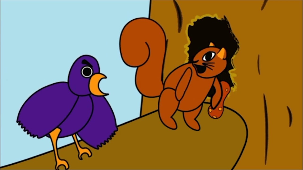 Crow and Squirrel Animated Short Film || 3D Animation Short Film