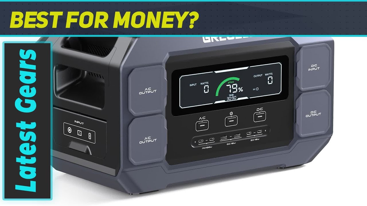 GRECELL Portable Power Station 2200W Solar Generator - Unleashing Powerful Portable Energy!