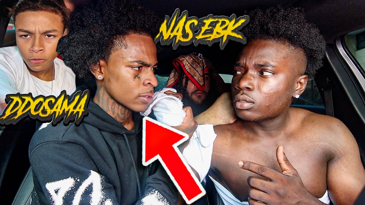 I CAUGHT NAS EBK LACKING WITH HIS OPPS *PLAYING SUGARHILL DRILL RAPPERS MUSIC*