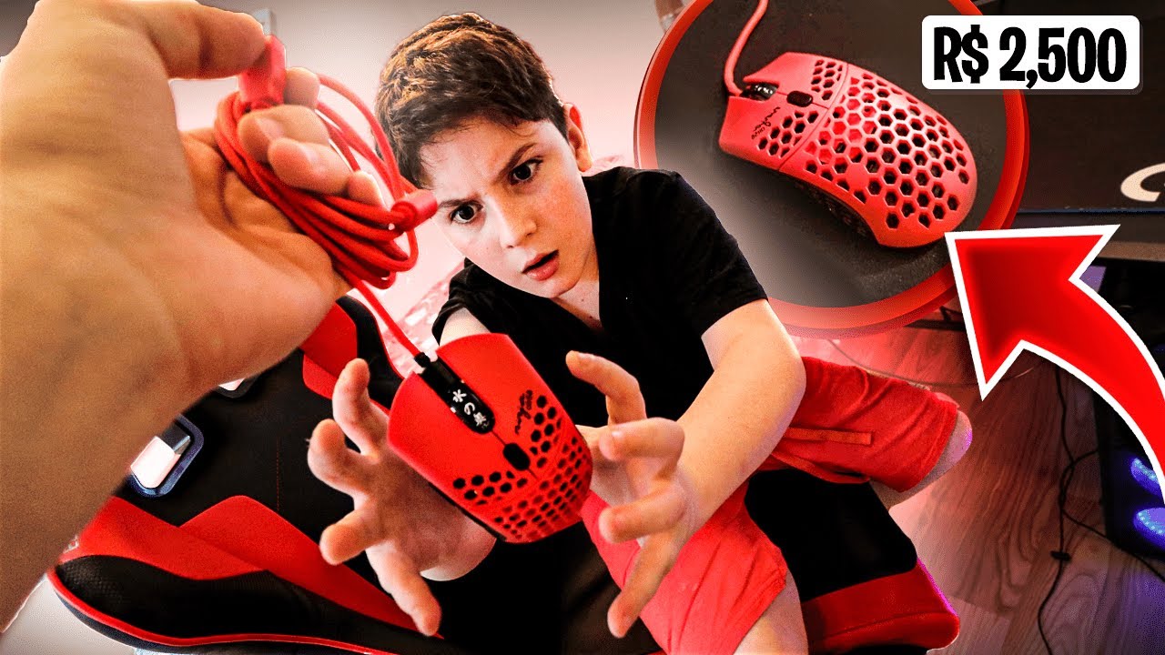 DESAFIEI O GABRIEL VALENDO O MOUSE DO NINJA! (*R$2.500*)