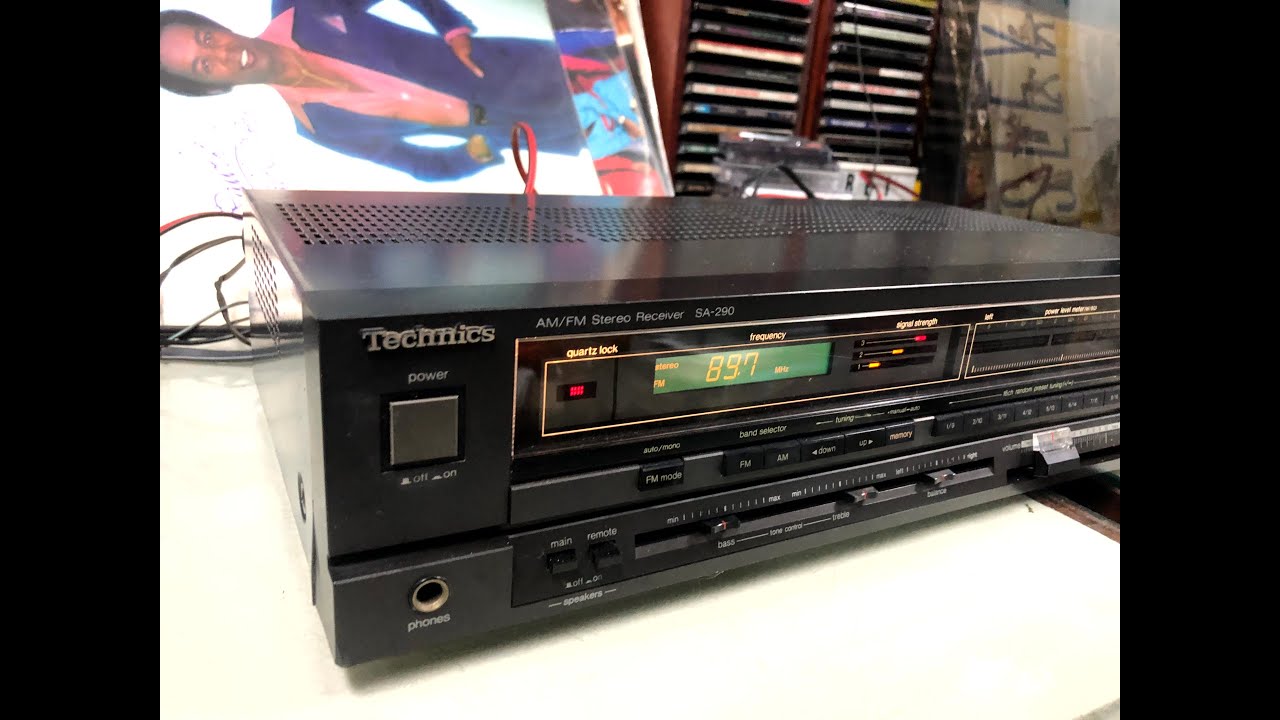 O Rei do Som - Receiver Technics SA-290