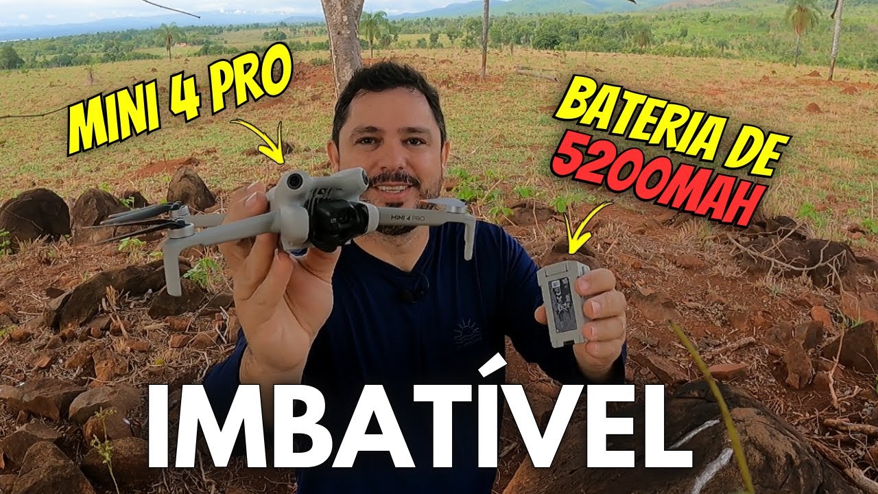 𝘿𝙅𝙄 𝙈𝙄𝙉𝙄 𝟰 𝙋𝙍𝙊 COM BATERIA 𝙀𝙎𝙏𝙀𝙉𝘿𝙄𝘿𝘼 𝘿𝙀 𝟱𝟮𝟬𝟬𝙢𝙖𝙝- TESTE DE DISTÂNCIA