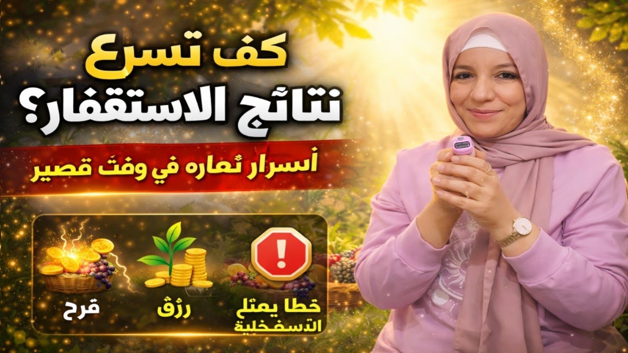 كيف تسرّع نتائج الاستغفار؟ | أسرار قطف ثماره في وقت قصير