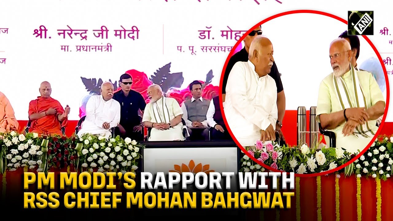 PM Modi, RSS chief Mohan Bhagwat ‘unseen’ chemistry during his visit to Nagpur on Varsha Pratipada