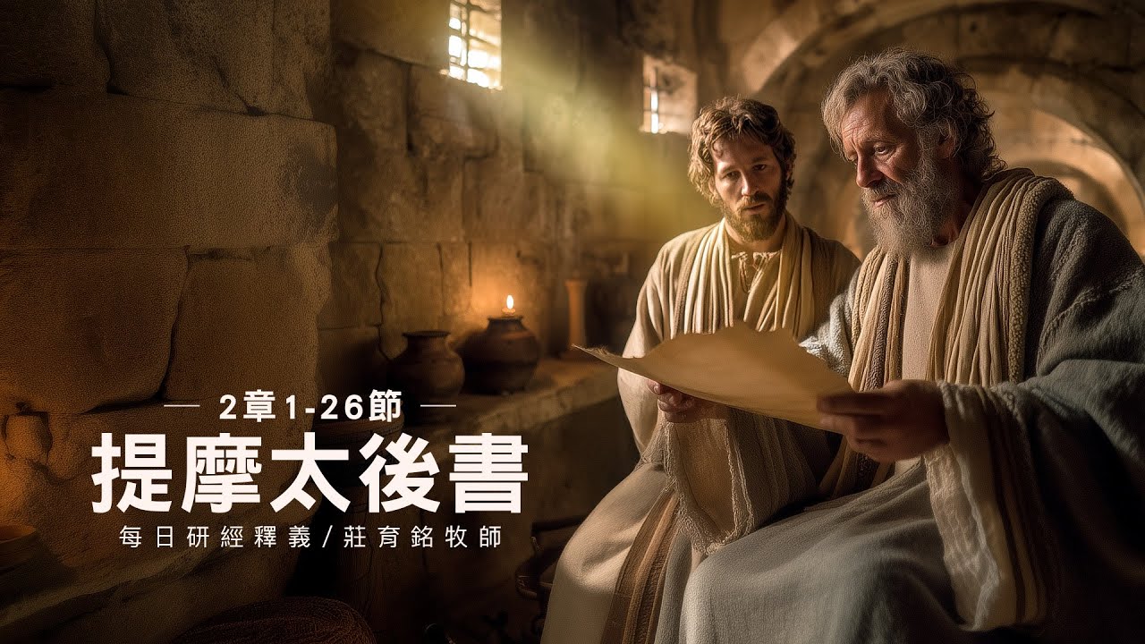 251229 提摩太後書 2章 1~26節 認識真理不被歪理糾纏 (附小組討論題庫於留言區)