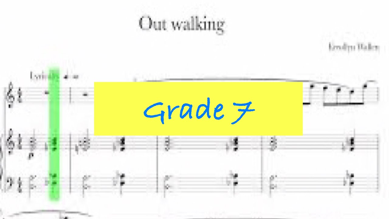 [ABRSM] Piano accompaniment: Flute Grade 7 exam pieces from 2022 syllabus