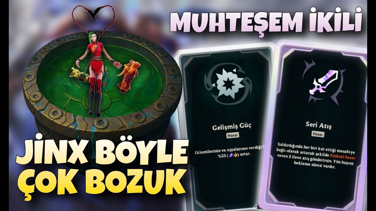 SERİ ATIŞ JİNXTE AŞIRI BOZUK - LOL ARENA MODU
