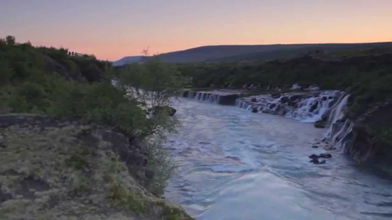 Hraunfossar means 