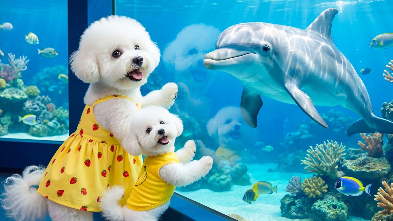 Amazing Underground Aquarium! 🐠 Puppy's Reward for Studying 📚