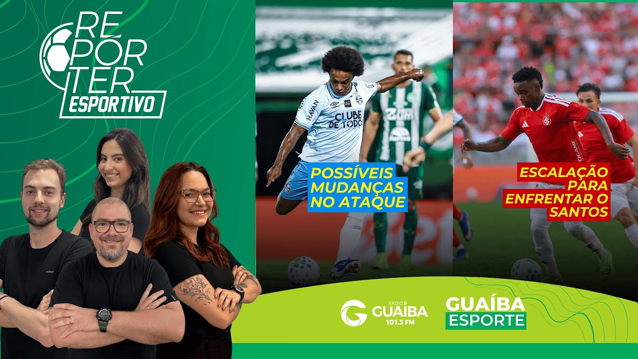 REPÓRTER ESPORTIVO+DEBATE|TIME PARA ENFRENTAR O SANTOS |MUDANÇAS NO ATAQUE TRICOLOR| 18/03/2026